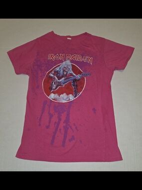 Iron Maiden Pink Graphic Tee